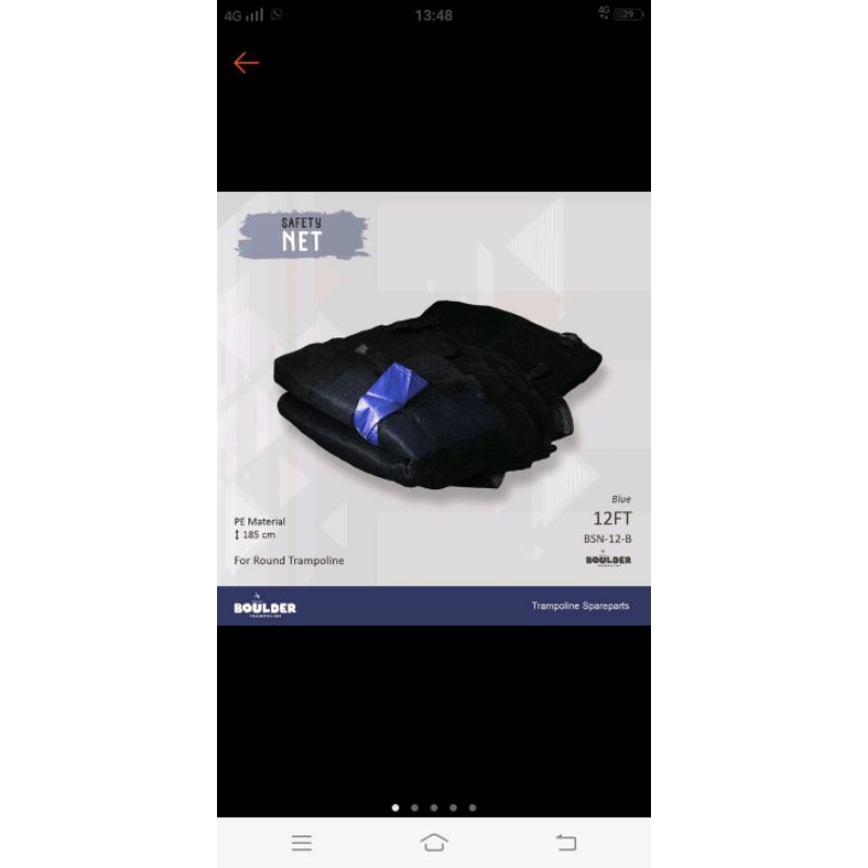 jaring trampolin 12 feet
