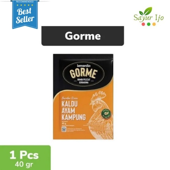 

LEMONILO Gorme Bumbu Kaldu Ayam Kampung 40 Gram / Pack Chicken Stock Rempah Serbaguna Instant