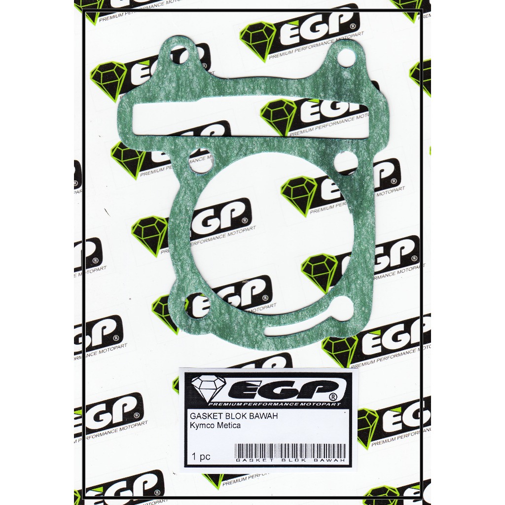 EGP Gasket Blok Bawah Kymco Jetmatic, Metica, Trend SR | Motor Matic Kymco | Gasket EGP | Emerald Ga