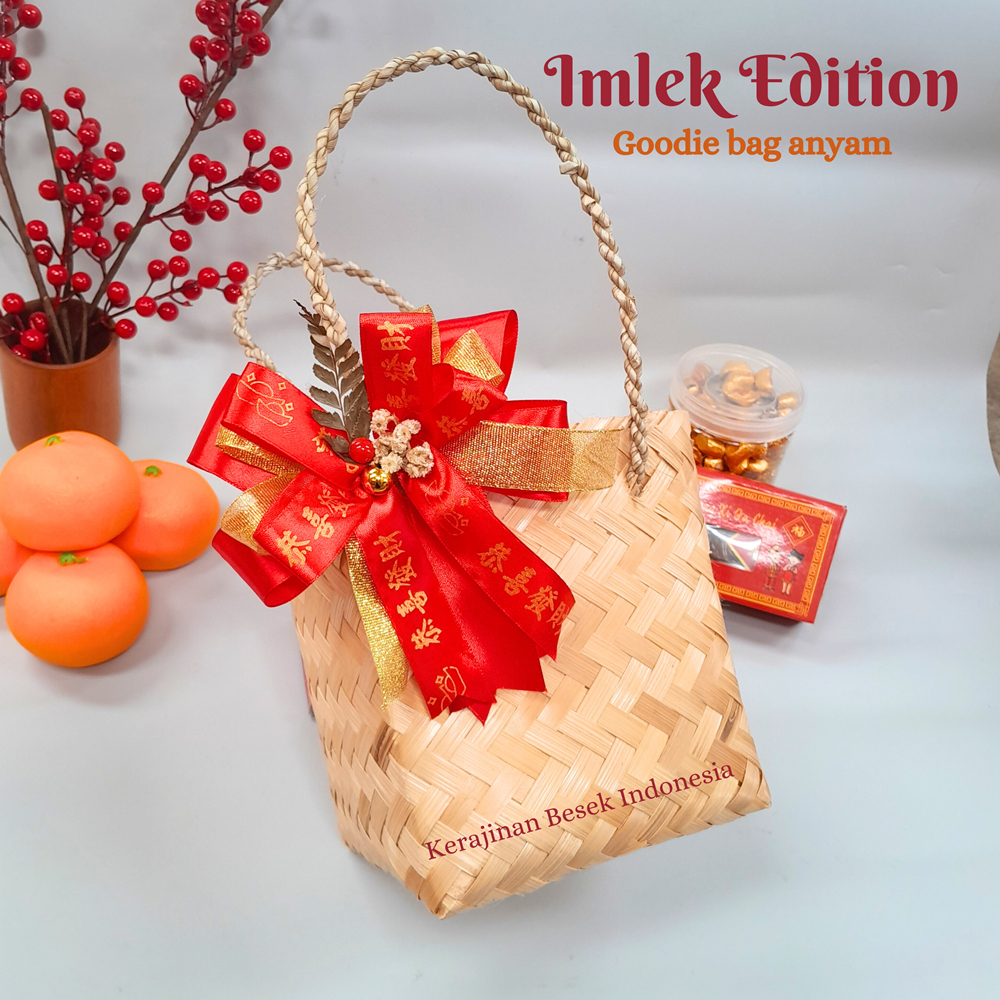 

GOODIE BAG HAMPERS IMLEK CNY INCLUDE PITA 2024 TAS BESEK 15cm NAURAL PITA CHINESE Kue keranjang Jeruk mandarin Sangjit