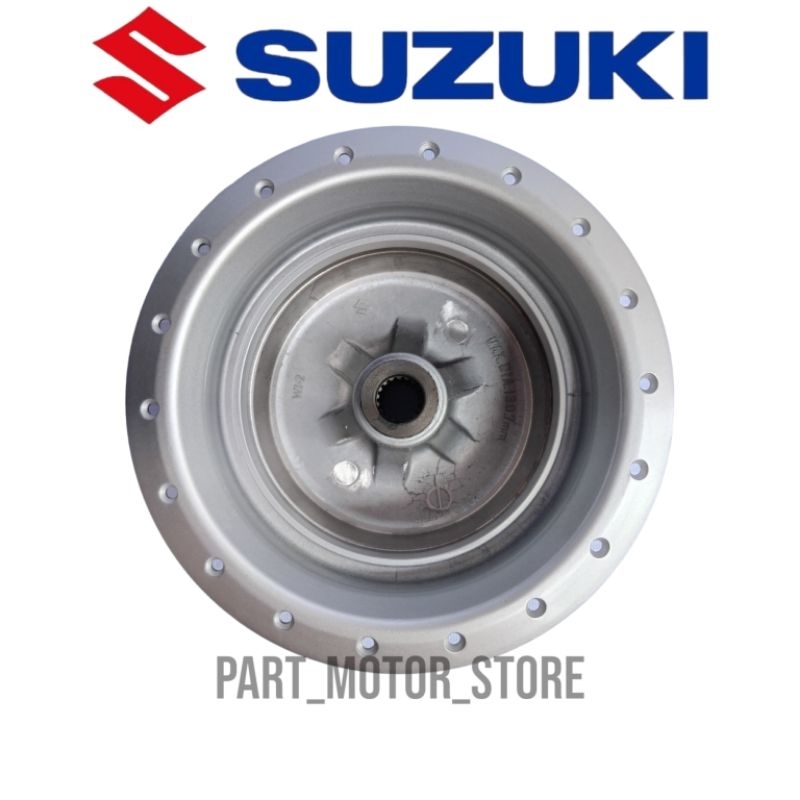 TROMOL BELAKANG SPIN 125 LAMA TEROMOL SPIN 125 OLD 18T ORIGINAL ASLI SUZUKI 64110B46G10N000