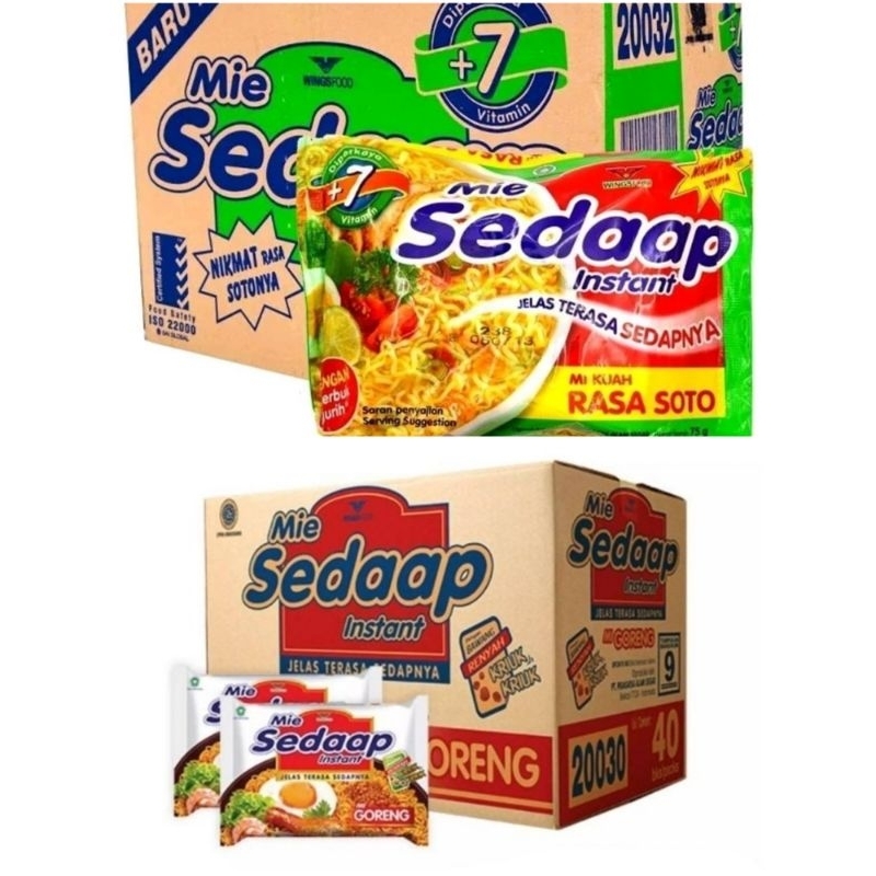 

mie sedap 1 kardus