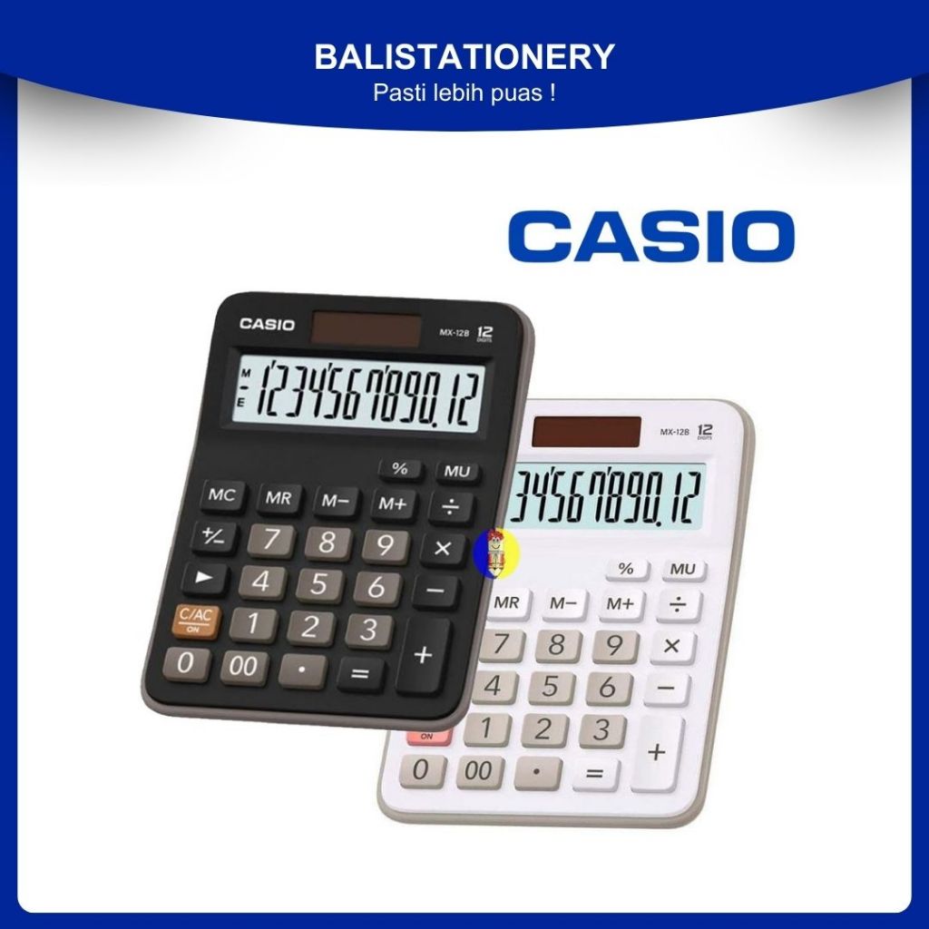

Kalkulator Casio MX-12B Black / White