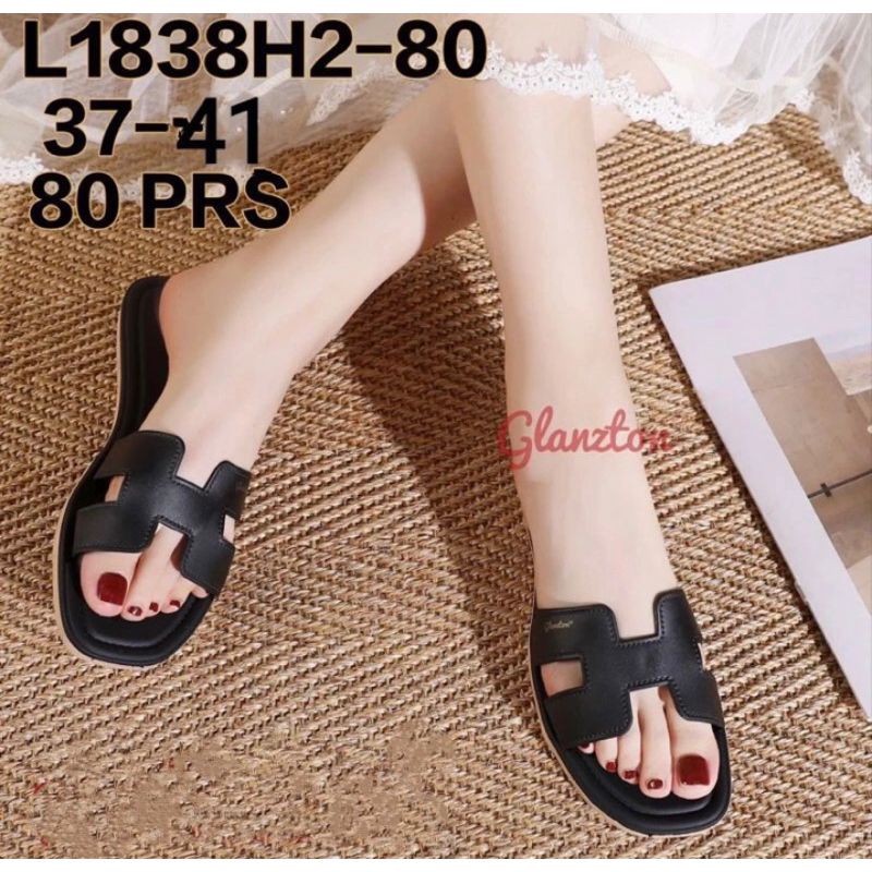 Sandal Slop Wanita Sandal Karet Jelly Sandal Wanita Kekinian