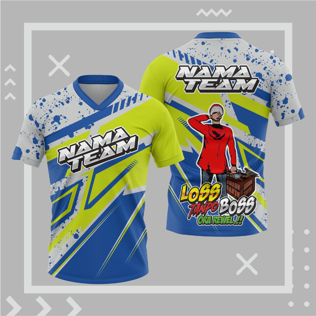 JERSEY PENDEK CUSTOM MERPATI BALAP FULL