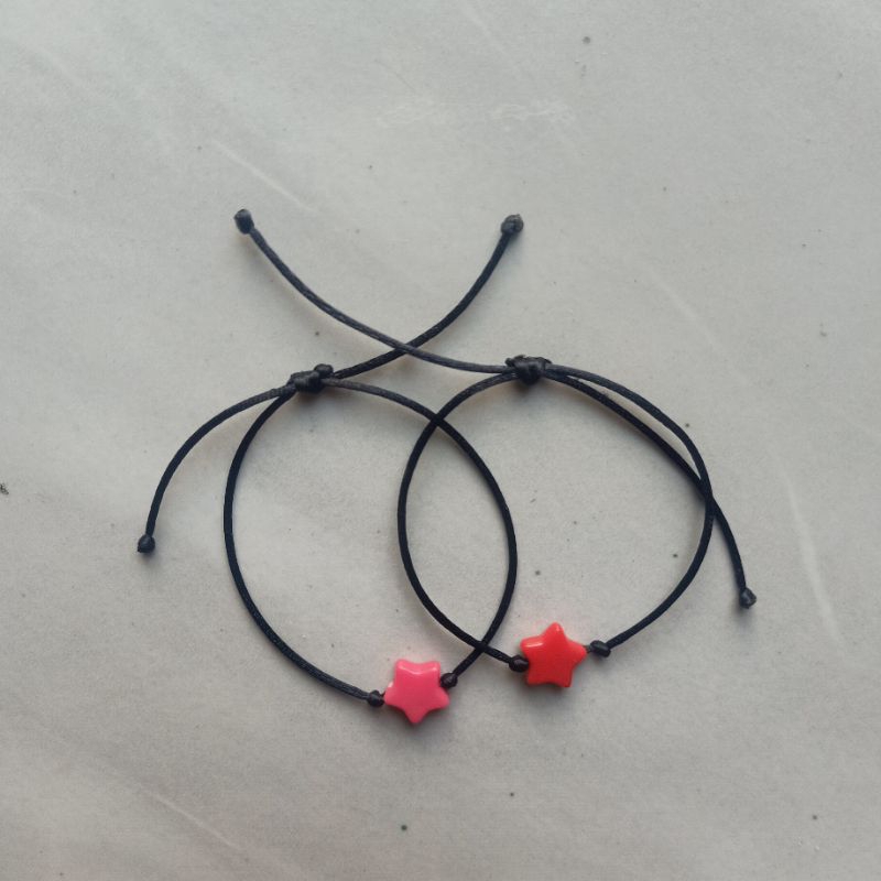 Gelang Tali Satin/Tali China/Couple/Gelang Hitam