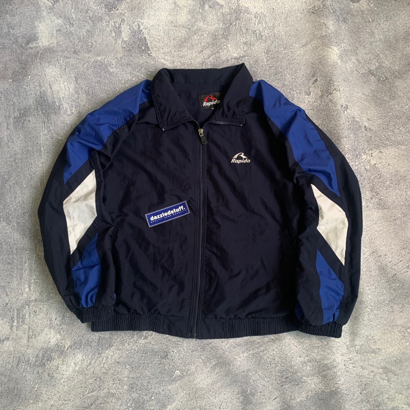 Jaket Vintage Colorblock Rapido second