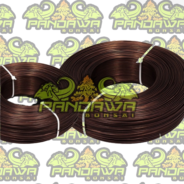 PANDAWA BONSAI-ALAT BONSAI kawat bonsai cokelat maroon roll 500gram alumunium