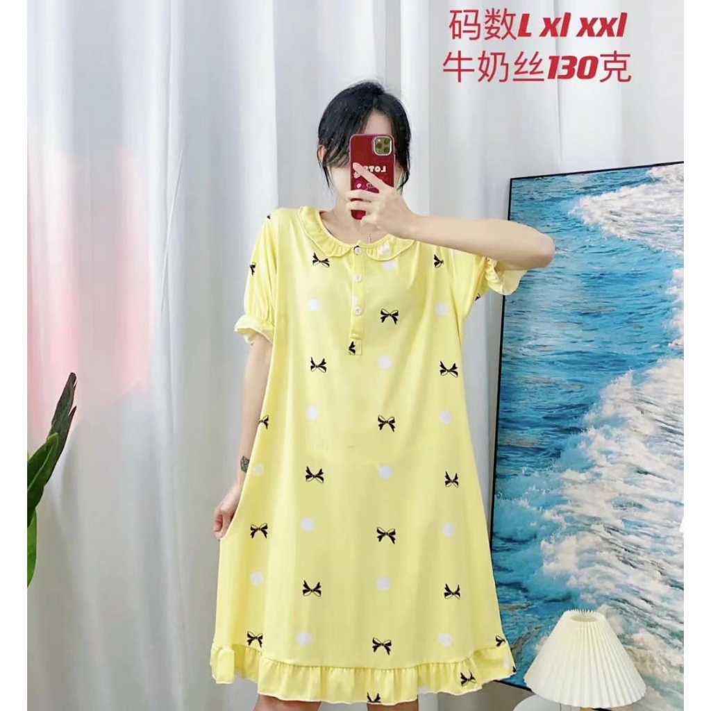 daster kancing busui ld 110-120 new kekinian/leisure wear