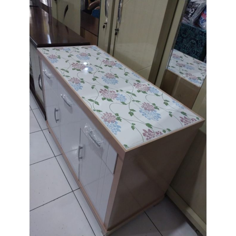 Rak kompor duco / meja kompor / meja dapur kayu paywood