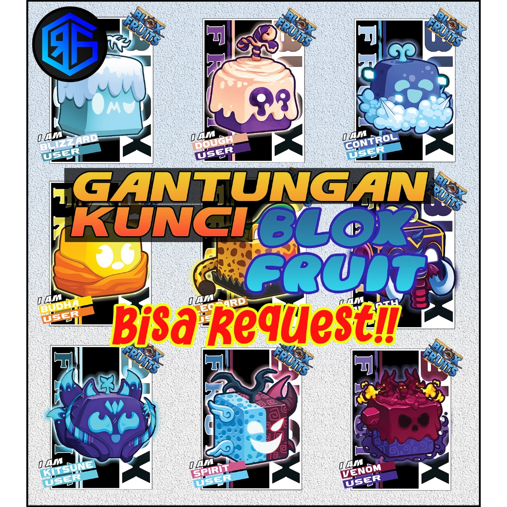 Gantungan Kunci  (Keychain) Roblox Blox Fruit