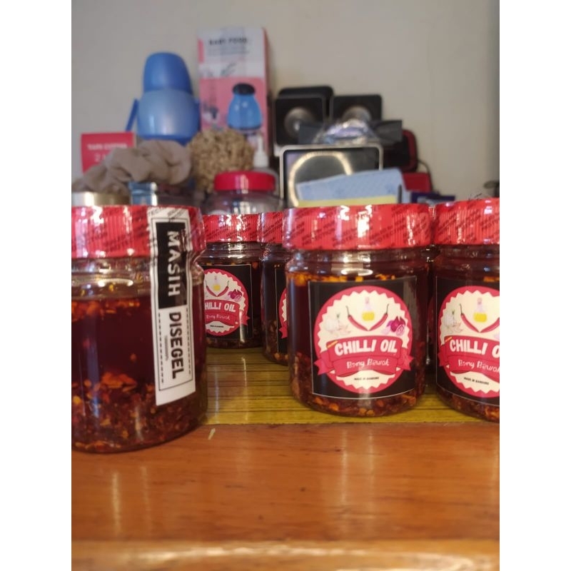 

CHILLI OIL PALING MURAH..!! pedas gurih cocok untuk dimsum,pangsit,mie 100ml