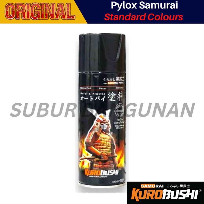 Cat Pylox Pilox Samurai (Warna Standar) Samurai Spray paint Aerosol