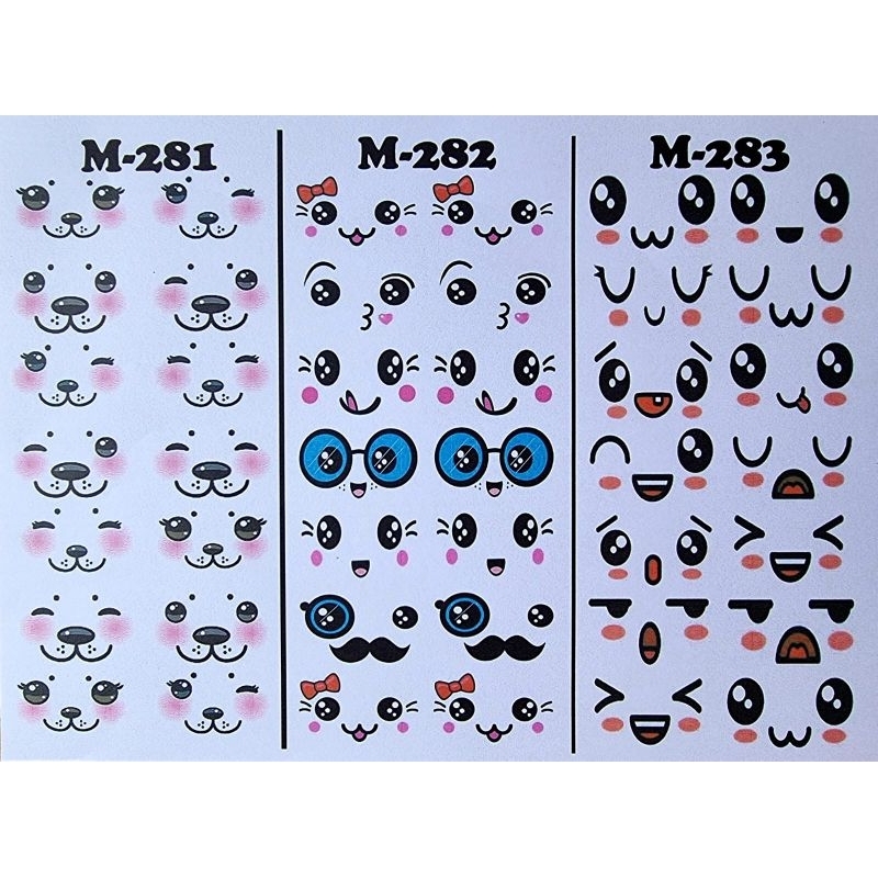 

edible stamp / edible picture / stiker makanan / stiker minuman / emoji 16