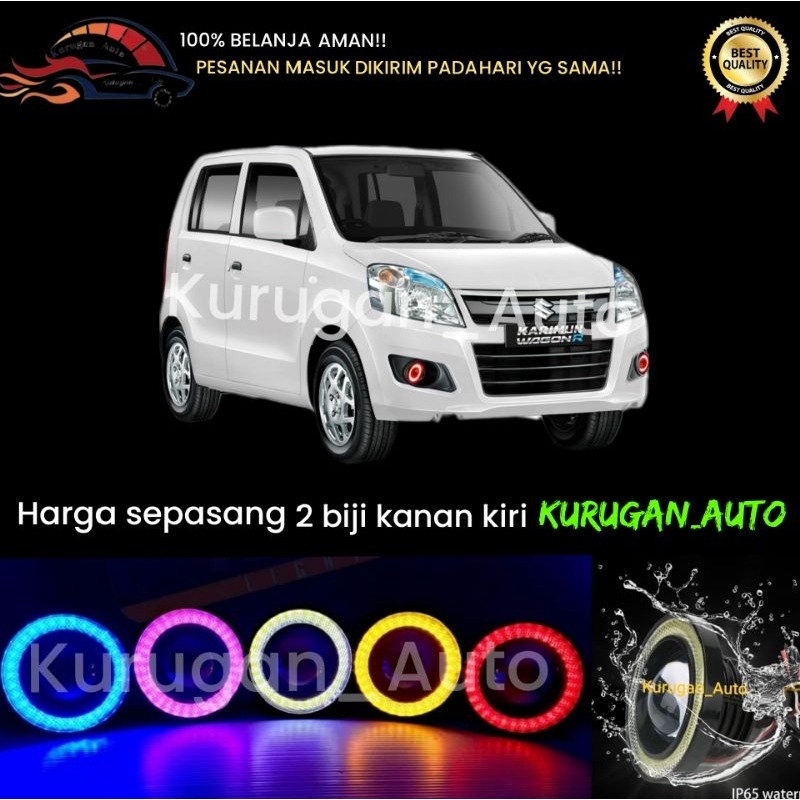 Foglamp Angel Eyes KARIMUN WAGON Lampu Variasi Mobil
