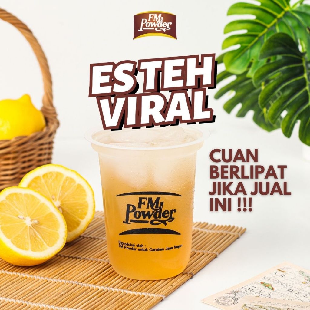 

FM POWDER VARIAN TEH - BUBUK MINUMAN PREMIUM RASA TEH MIX GULA BUBUK MINUMAN RASA BUBUK MINUMAN BOBA BUBUK MINUMAN PREMIUM SERBUK MINUMAN ANEKA RASA MINUMAN BOBA BUBUK BOBA BUBUK MINUMAN SACHET POWDER DRINK