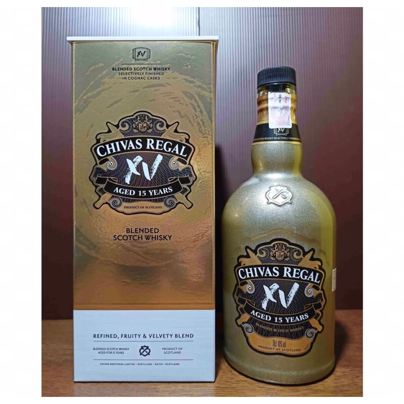 botol bekas miras chivas regal XV / botol pajangan / botol koleksi