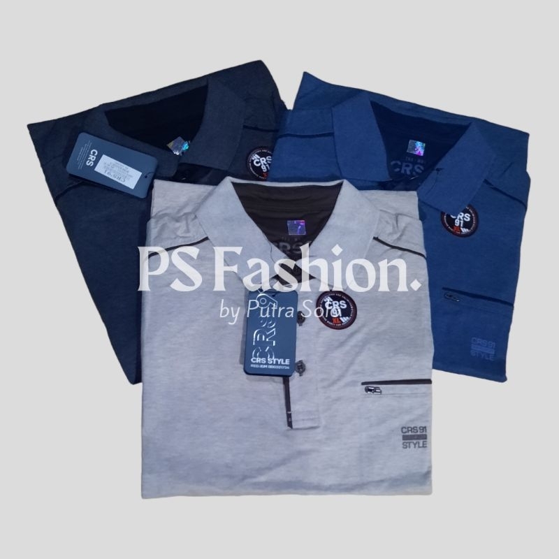 Kaos CRS 91 Original Kerah Misty || Kaos Distro || Kaos Pria || Kaos Kerah Cresida