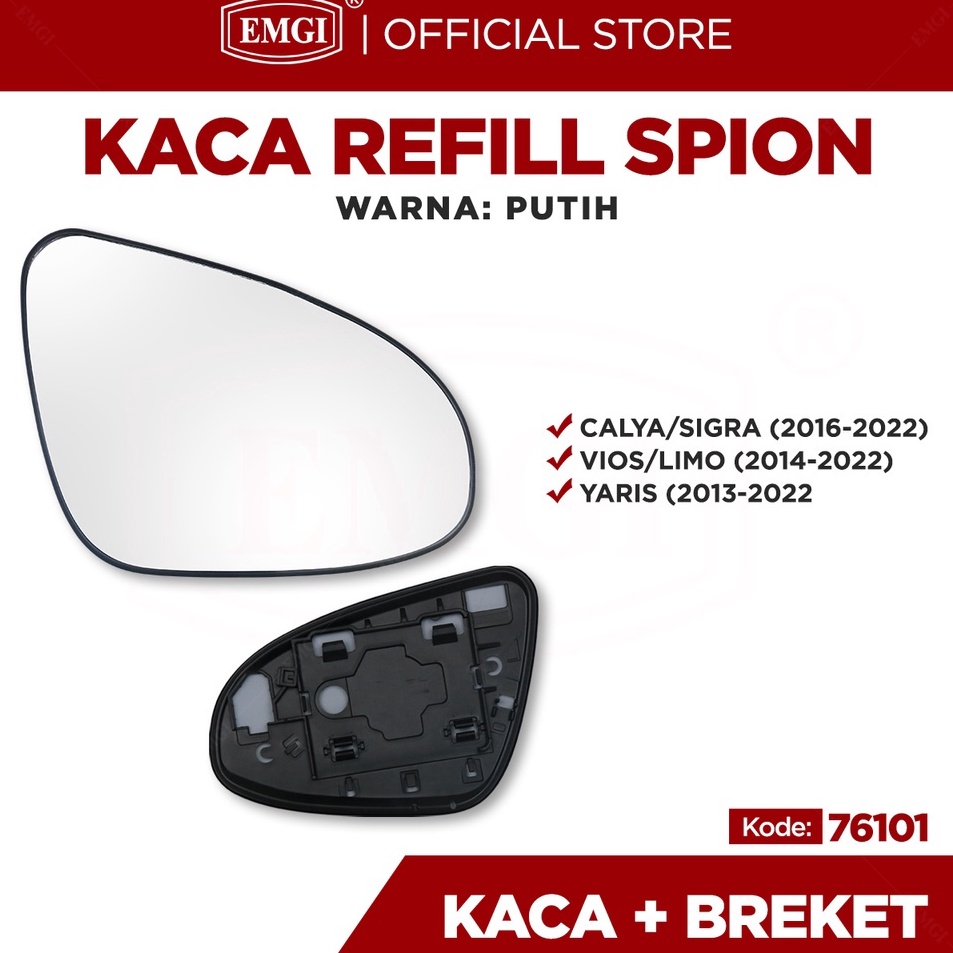 HgI Kaca Spion Refill  Spion Mobil CalyaSigraViosLimoYarisCamryEtiosAltis e Produk Premium Buruan Be