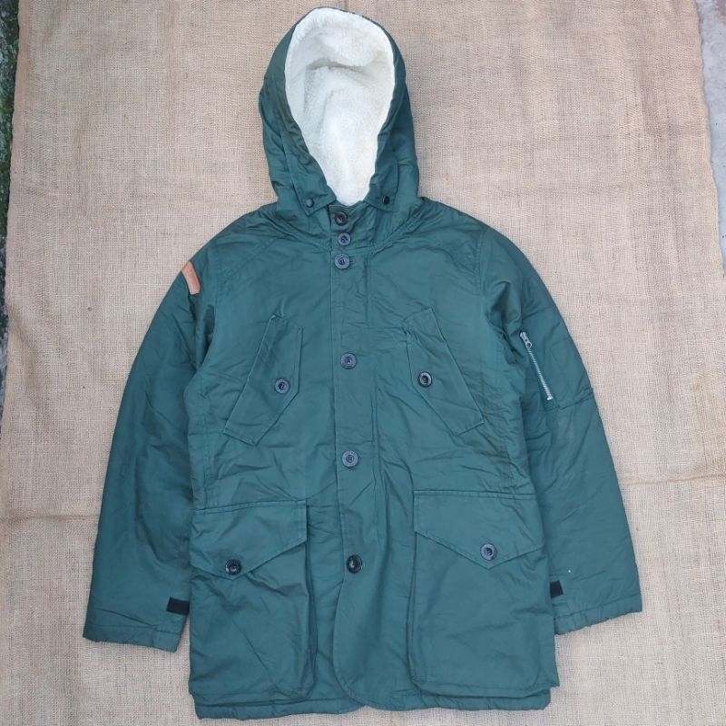 Aspesi Jaket Parka Army Military Fashion Vintage Classic Retro Casual Rugged Style