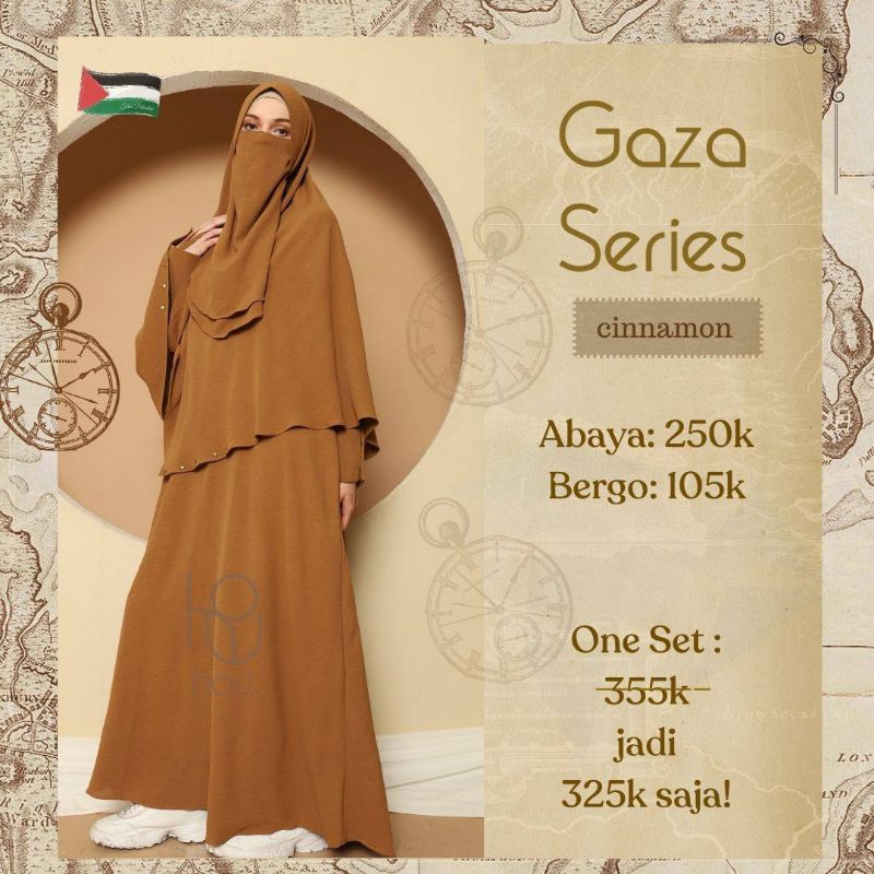GAMIS GAZA SET BY HOUSE OF UGA (GAZA SERIES/GAMIS CRINKLE PREMIUM)