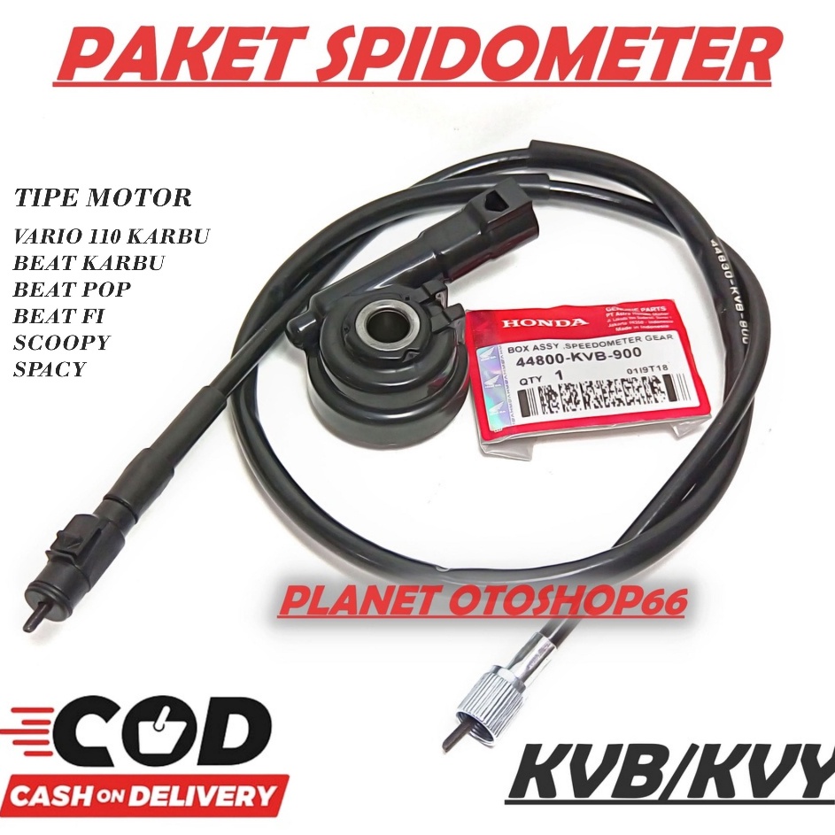 Promo JRG KABEL SPIDO METER  GEAR BOX HONDA VARIO 11 KARBU TECHNO  BEAT KARBU  BEAT FI  BEAT POP SCO