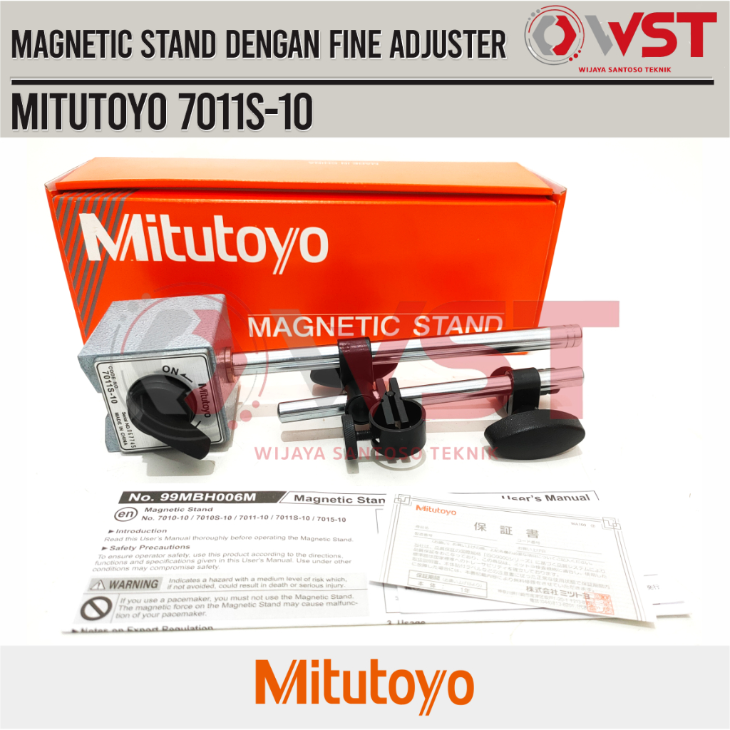 

Mitutoyo Magnetic Stand W/Fine ADJ 7011S-10