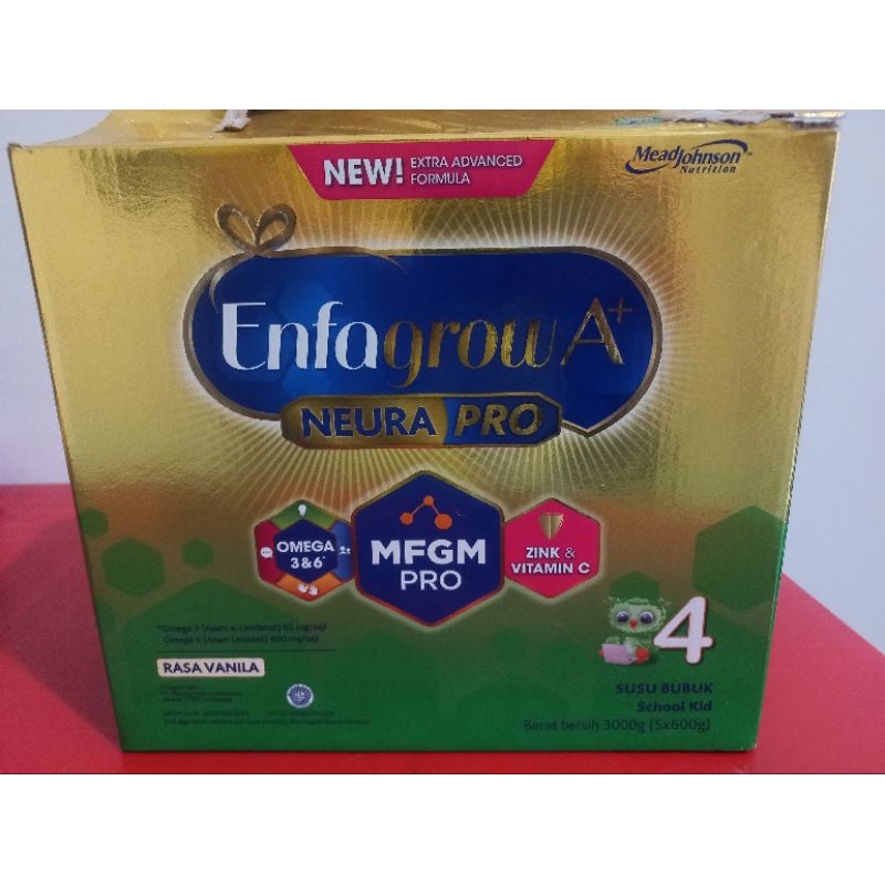 PRELOVED Enfagrow A+ 4 Neura pro Vanila 1800gr, 1200gr, 600gr