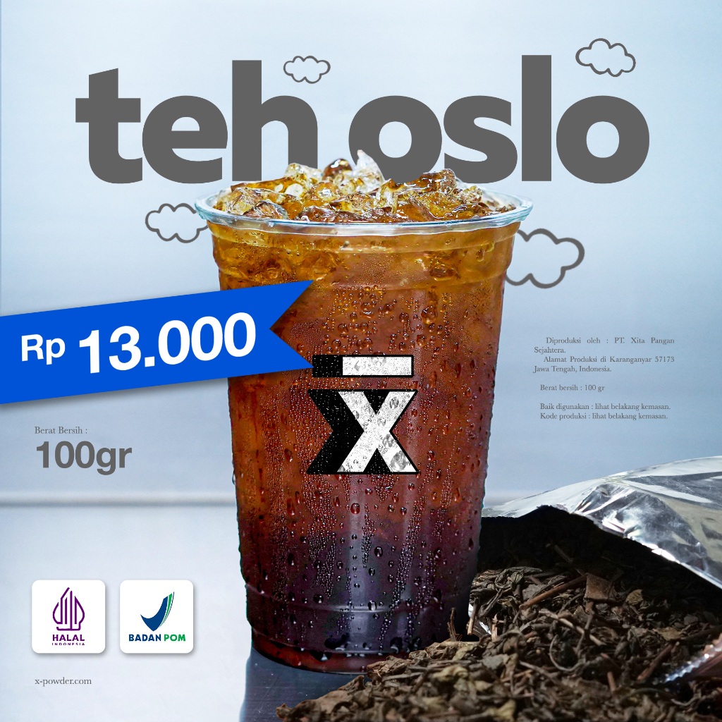 

X Powder - Teh Oslo Racikan Teh Solo 100 gr