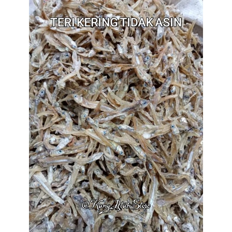 

TERI KERING TAWAR TIDAK ASIN TANPA BAHAN PENGAWET SIAP GORENG PER 1 KG