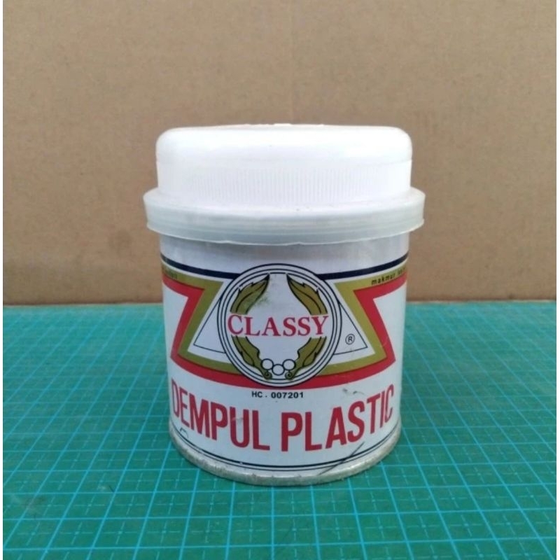Dempul Classy 250 gr 1/4 kg 0.25 kg Dempul Plastik Besi Motor Mobil