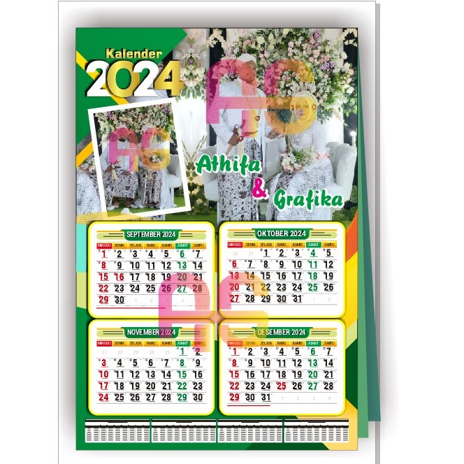 

Kalender Keluarga 3 lembar ( 4 Bulanan )