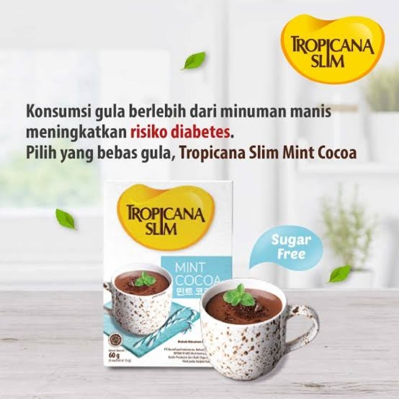 

Tropicana Slim Mint Cocoa 60 gram