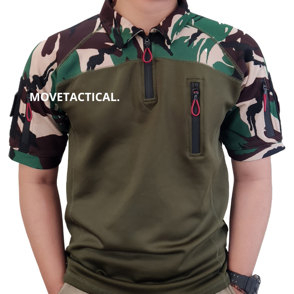 READY Kaos Loreng Tactical BDU Pria Lengan Pendek - Kaos Tactical Lengan pendek - KAOS BDU - Kaos Pr