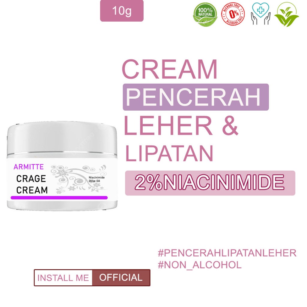 Cream Pemutih Leher Underarm Cream Pemuih Leher Ampuh Memutihkan Leher Krim Leher Armitte
