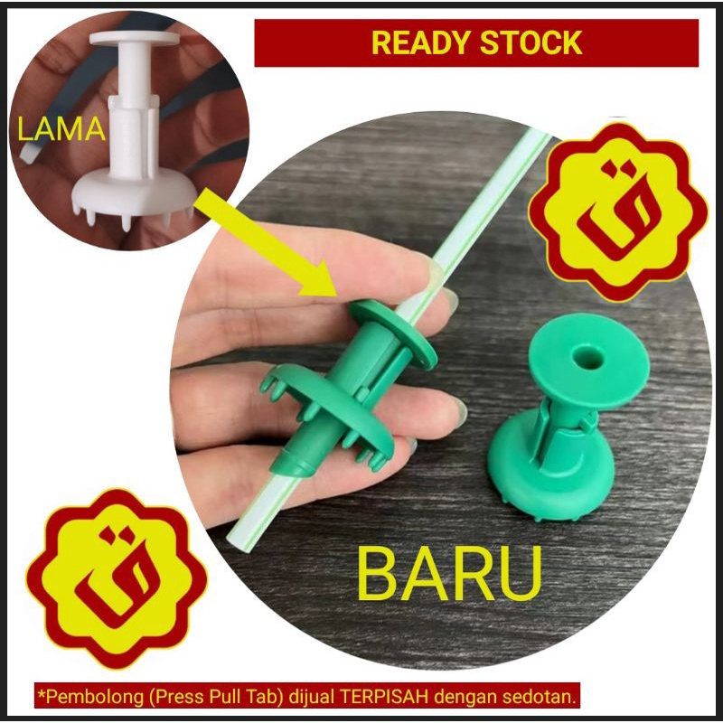 

Pembolong Sedot Kelapa Ala Thailand Coco Thumb (Press Pull Tab) isi 100 pcs