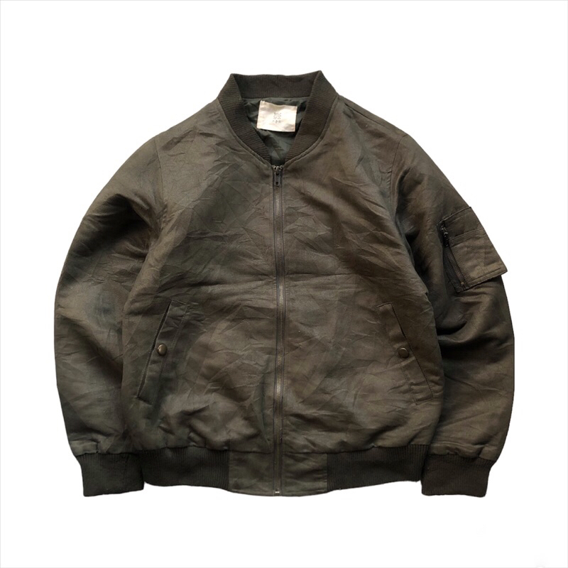 RPS Velvet Suede Bomber Jacket