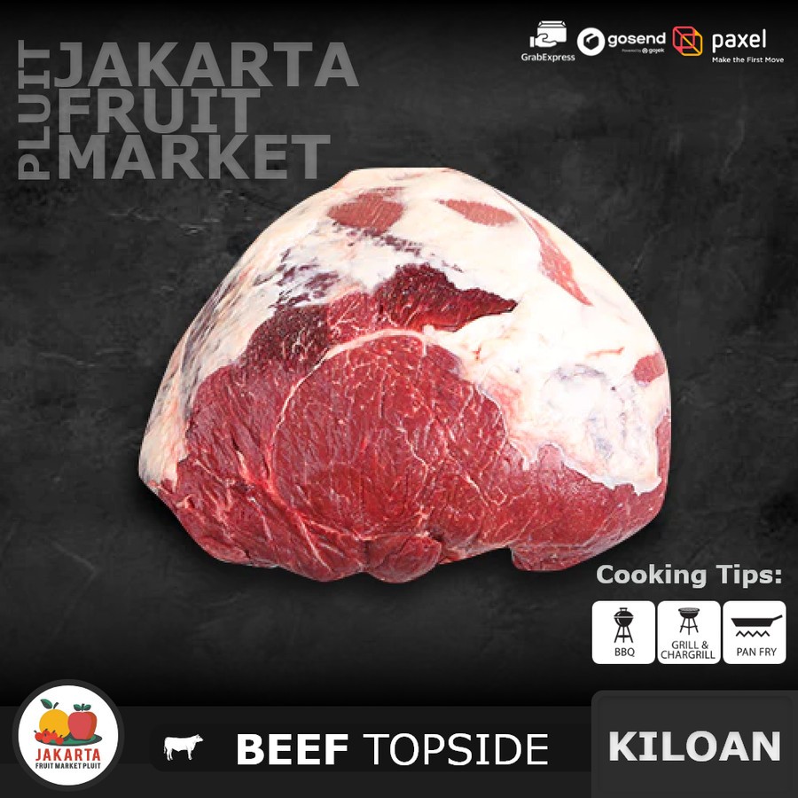 

BEEF TOPSIDE Daging Sapi lokal premium import segar