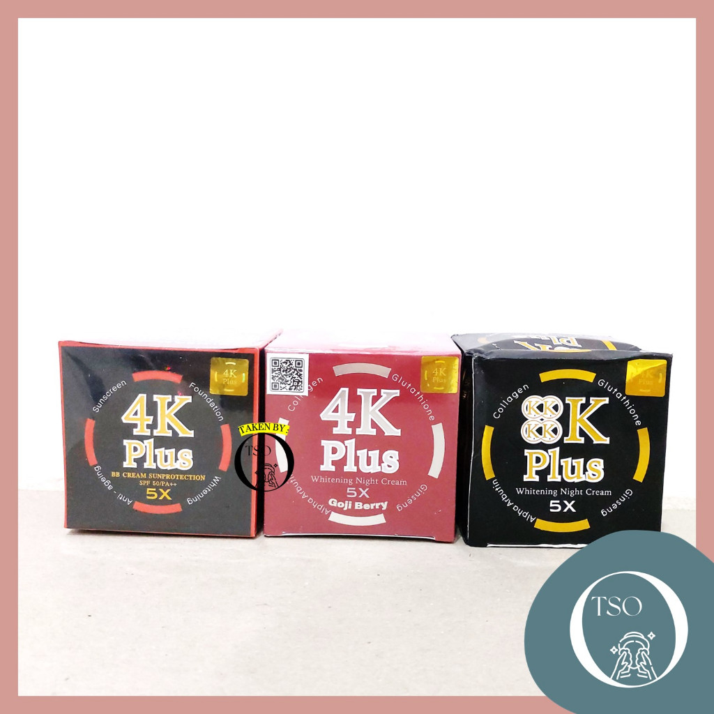 4K PLUS WHITENING NIGHT CREAM | KRIM WAJAH MALAM