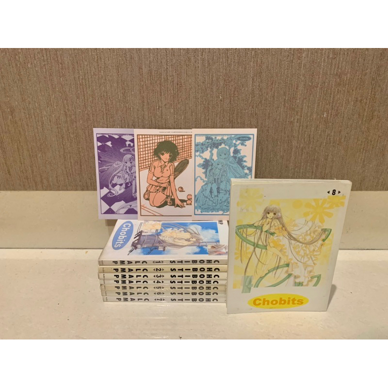 Komik Manga Set Chobits Volume 1-8 + postcard