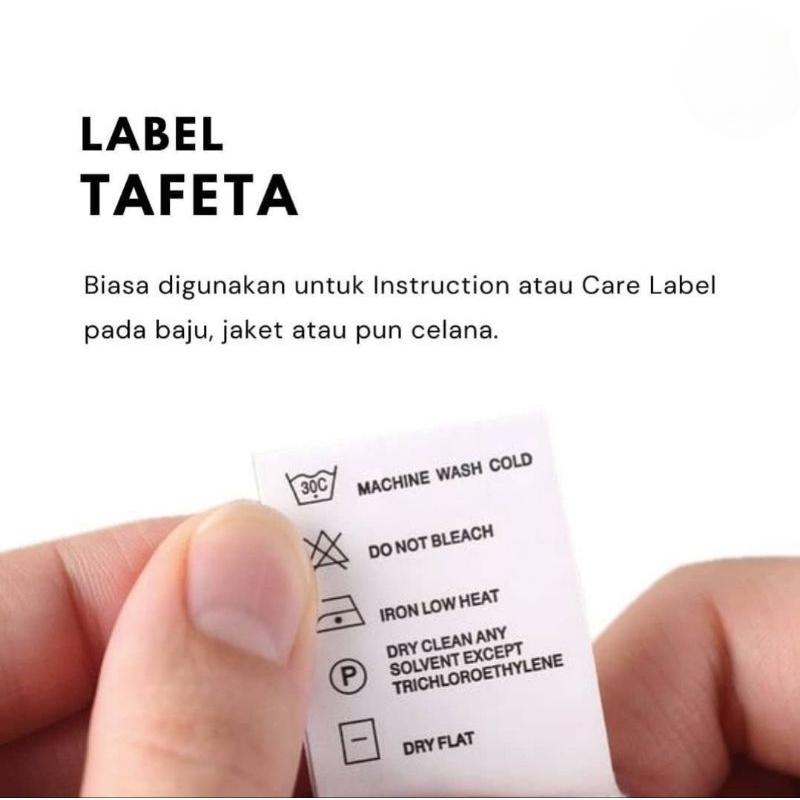 

label baju tafeta lebar 3,2cm minimal 50lusin free design