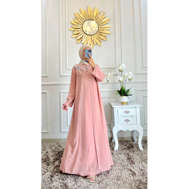 [COD]-[PROMO]- KAFTAN GAMIS RIZQIA RAYA SERIES TERBARU - KAFTAN TERBARU - KAFTAN LEBARAN - GAMIS KAF
