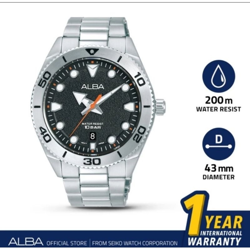 Alba AS9T15#AS9T15#AS9T15X1#Alba AS9T15X1#jam tangan pria Alba as9t15#man watch Alba As9t15X1