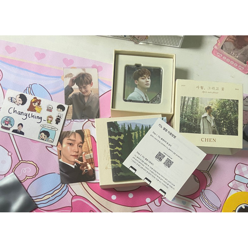 (booked) chen kihno ilalang set photocard