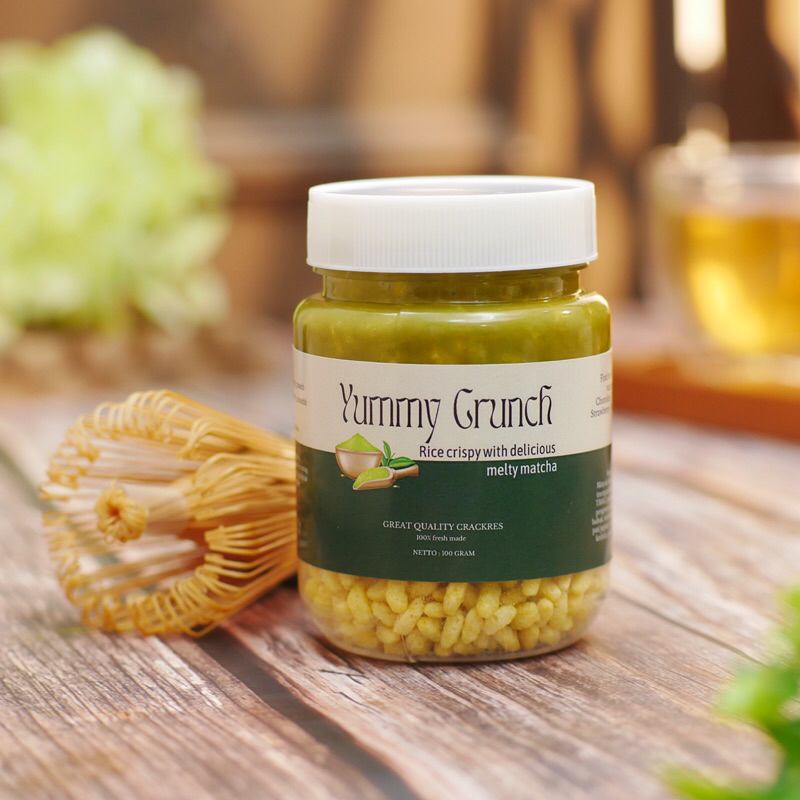 

Yummy crunch-CHOCO JAR MATCHA LUMER CRUNCHY MELTY CEMILAN KEKINIAN