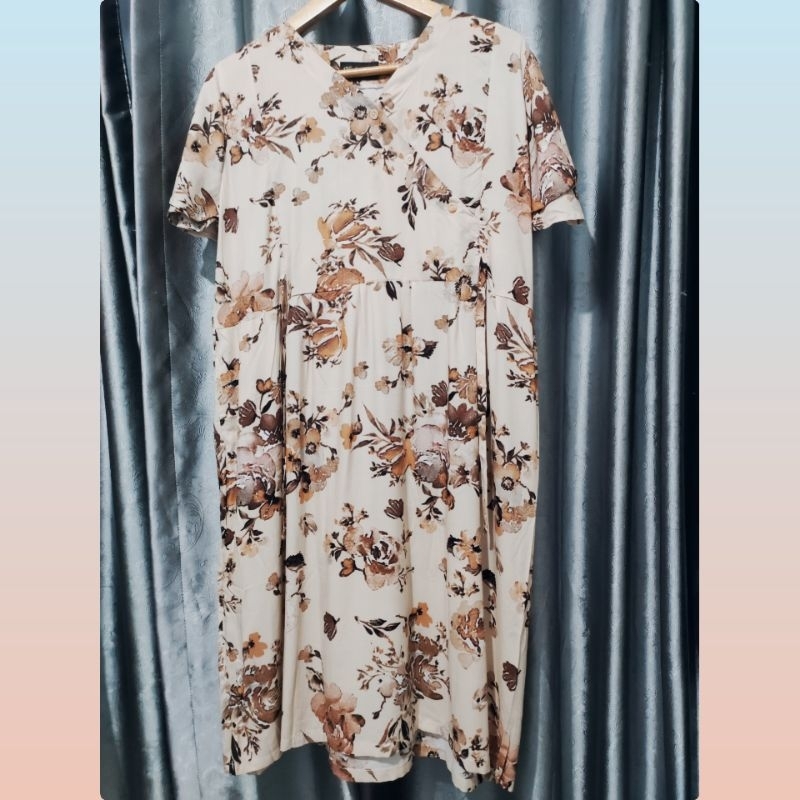 daster viral - model kimono bunga