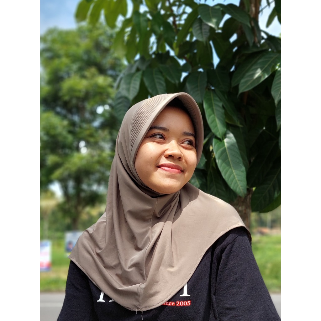 Snada - Hijab Instan Jilbab Olahraga Hijab Sport Linear Sedada Pet Besar Ukuran S Spandek Premium Te