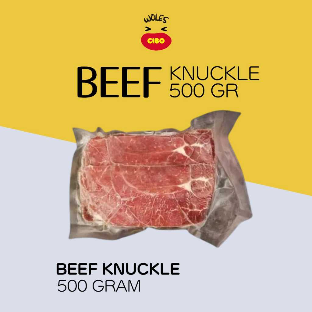 

Beef Knuckle 500 Gram / beef / daging sapi / knuckle frozen / beef knuckle pengiriman instan batu malang / frozen food malang