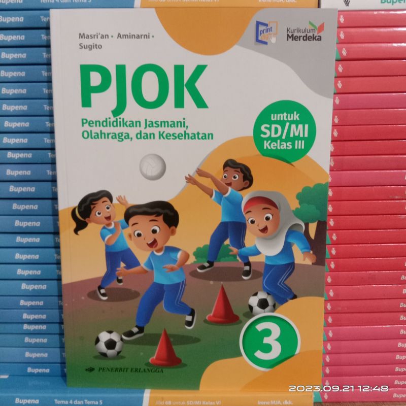 PJOK Kelas 3 SD Kurikulum Merdeka Erlangga
