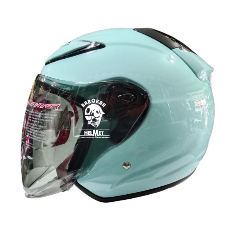 HELM NHK R6 S LIGHT TOSCA BIRU TOSCA POLOS